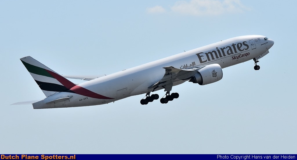 A6-EFK Boeing 777-F Emirates Sky Cargo by Hans van der Heiden
