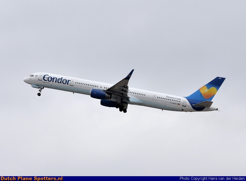 D-ABOE Boeing 757-300 Condor (Thomas Cook) by Hans van der Heiden