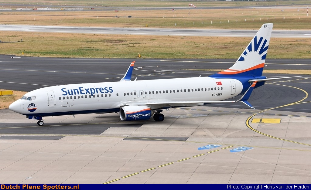 TC-SEP Boeing 737-800 SunExpress by Hans van der Heiden