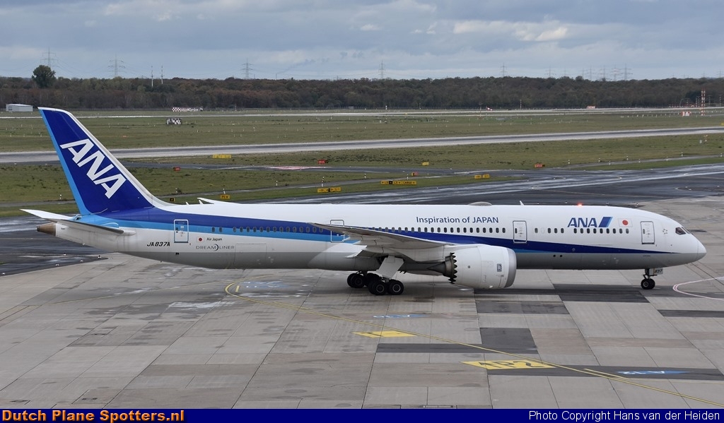 JA837A Boeing 787-9 Dreamliner All Nippon Airlines by Hans van der Heiden