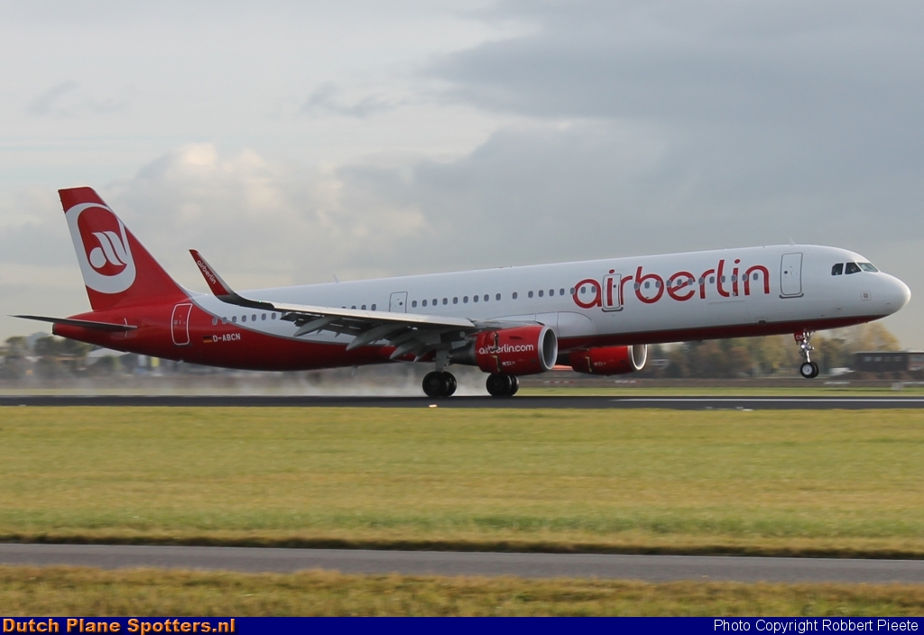 D-ABCN Airbus A321 Air Berlin by Robbert Pieete