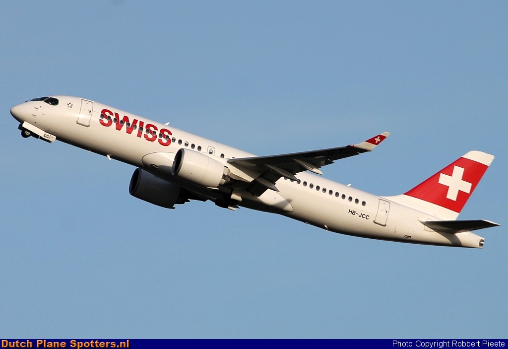 HB-JCC Airbus A220-300 Swiss International Air Lines by Robbert Pieete