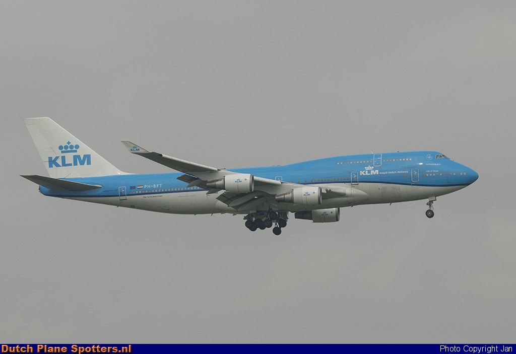 PH-BFT Boeing 747-400 KLM Royal Dutch Airlines by Jan