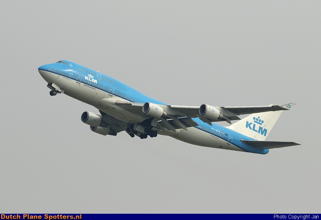 PH-BFN Boeing 747-400 KLM Royal Dutch Airlines by Jan
