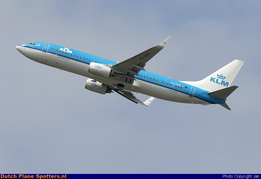 PH-BXN Boeing 737-800 KLM Royal Dutch Airlines by Jan