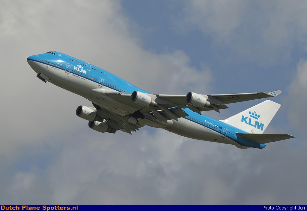 PH-BFG Boeing 747-400 KLM Royal Dutch Airlines by Jan