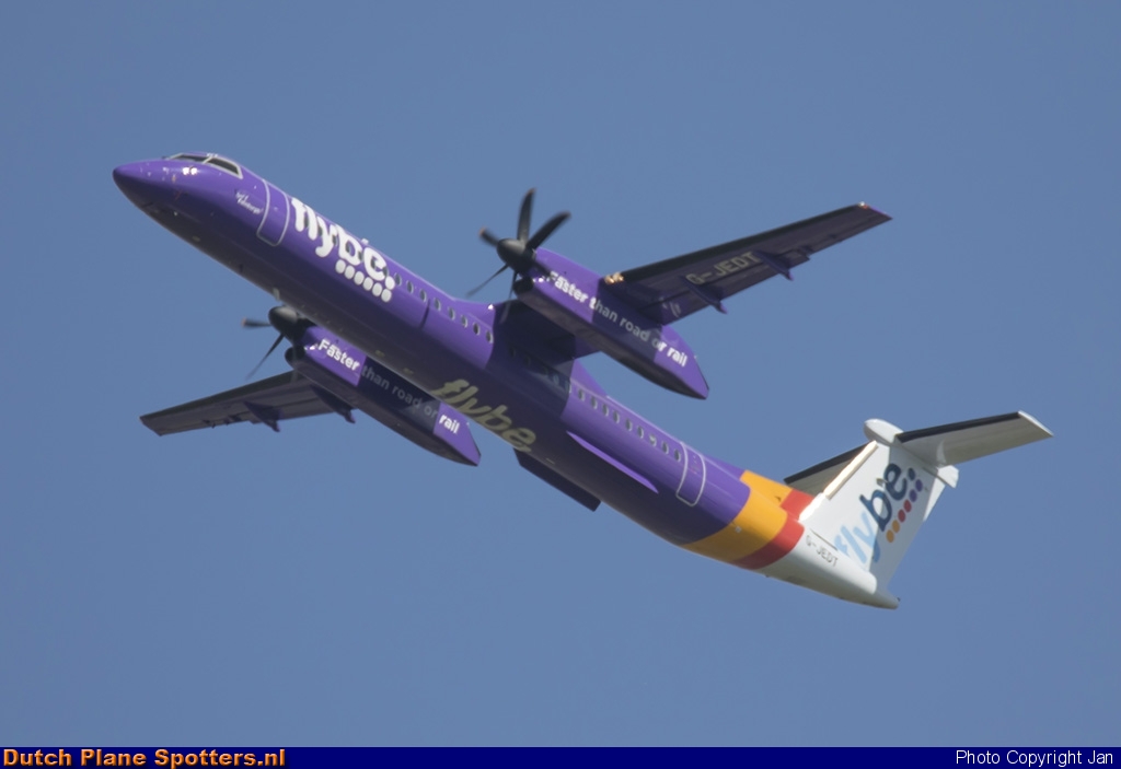G-JEDT Bombardier Dash 8-Q400 Flybe by Jan