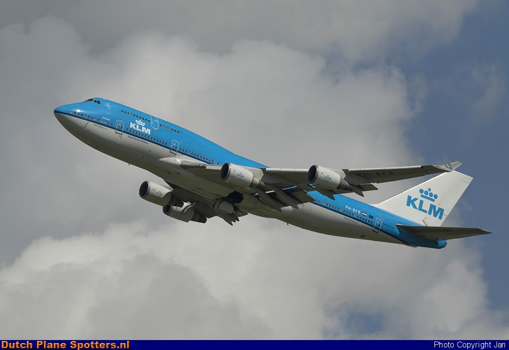 PH-BFB Boeing 747-400 KLM Royal Dutch Airlines by Jan