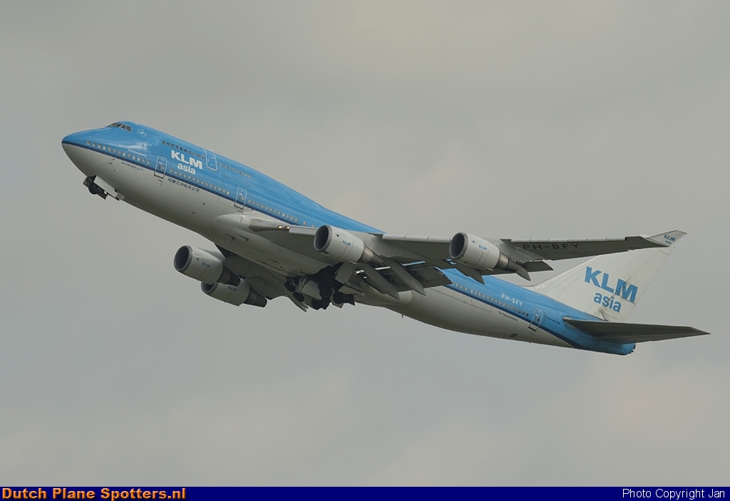 PH-BFY Boeing 747-400 KLM Asia by Jan