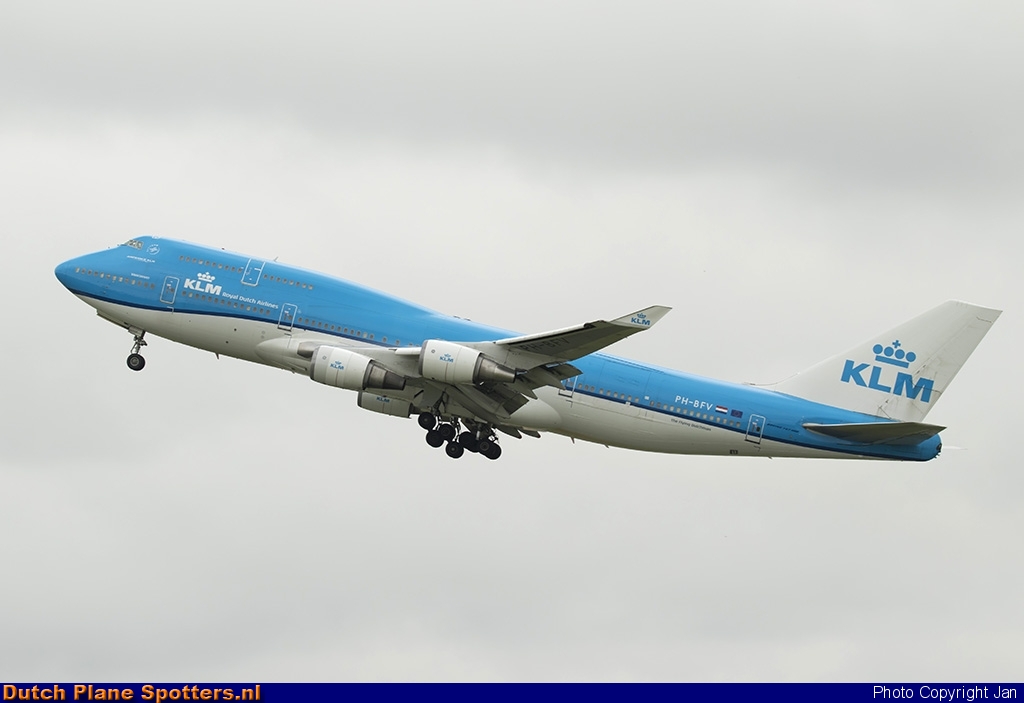 PH-BFV Boeing 747-400 KLM Royal Dutch Airlines by Jan