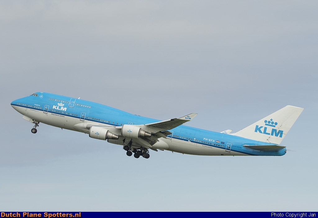 PH-BFH Boeing 747-400 KLM Asia by Jan