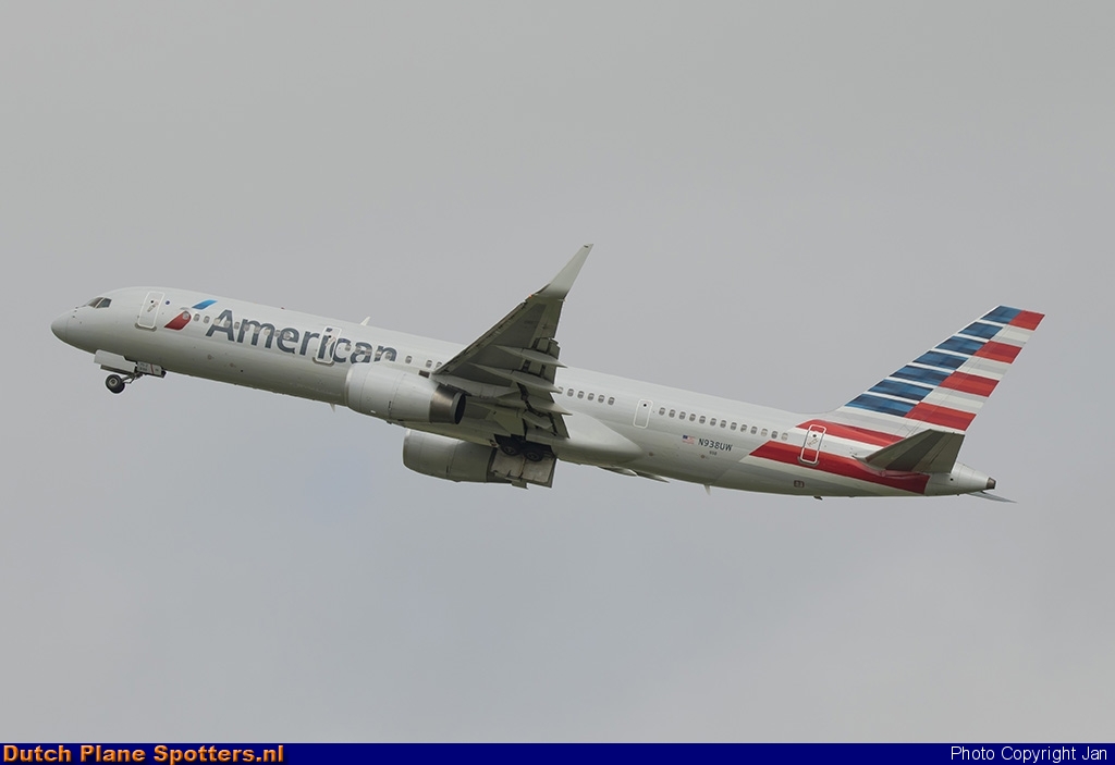 N938UW Boeing 757-200 American Airlines by Jan