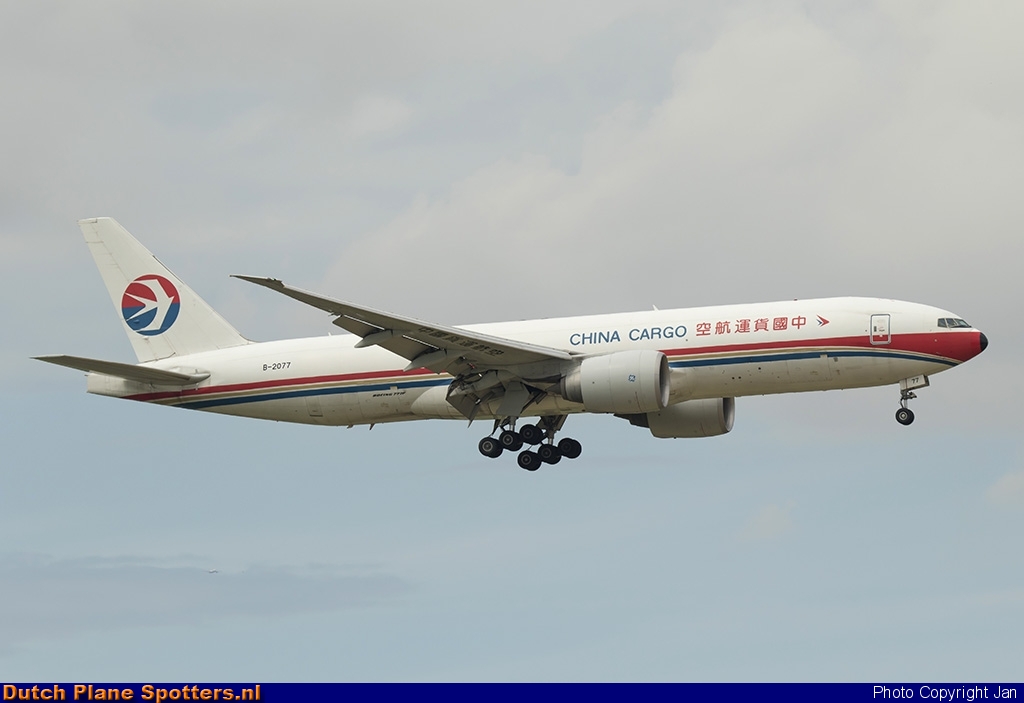 B-2077 Boeing 777-F China Cargo Airlines by Jan
