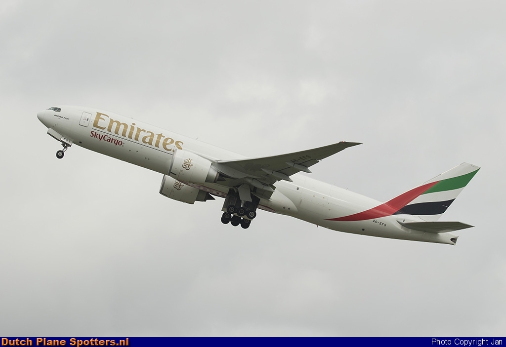 A6-EFS Boeing 777-F Emirates Sky Cargo by Jan