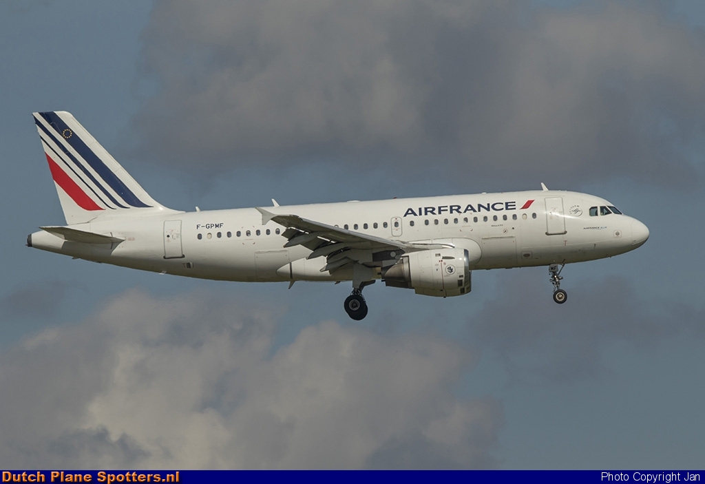 F-GPMF Airbus A319 Air France by Jan
