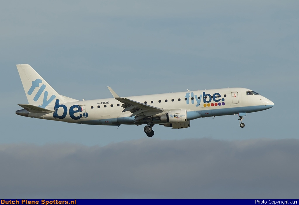 G-FBJE Embraer 175 Flybe by Jan