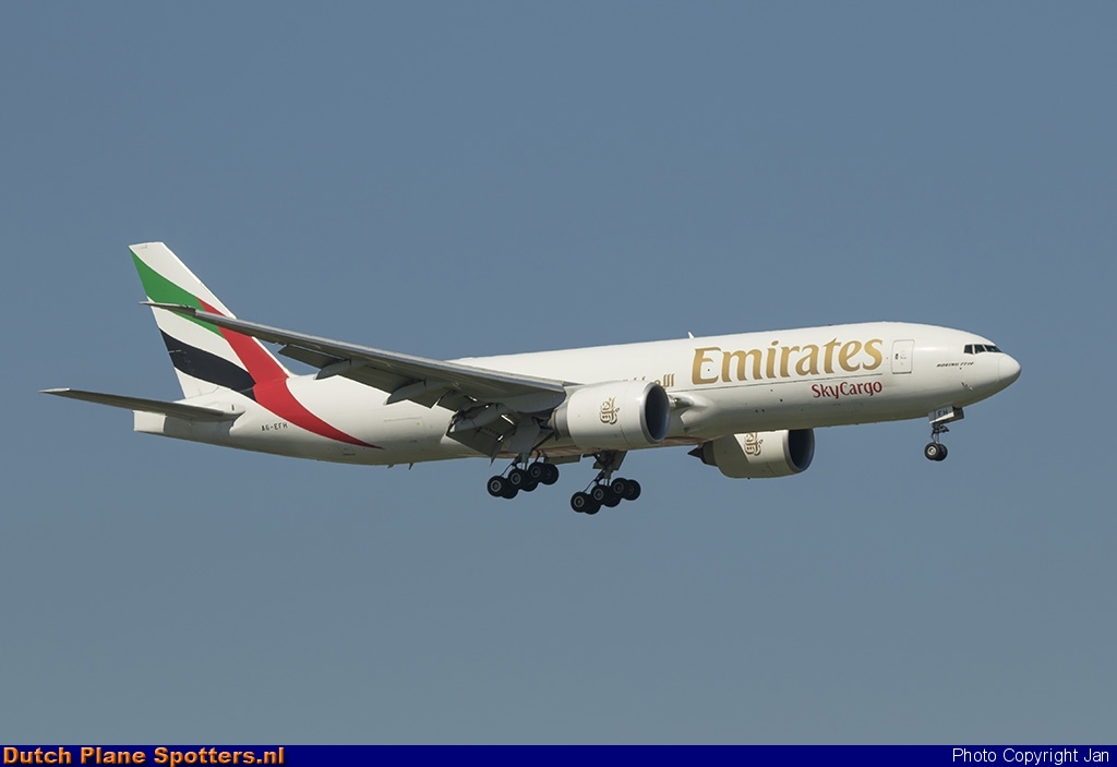 A6-EFH Boeing 777-F Emirates Sky Cargo by Jan