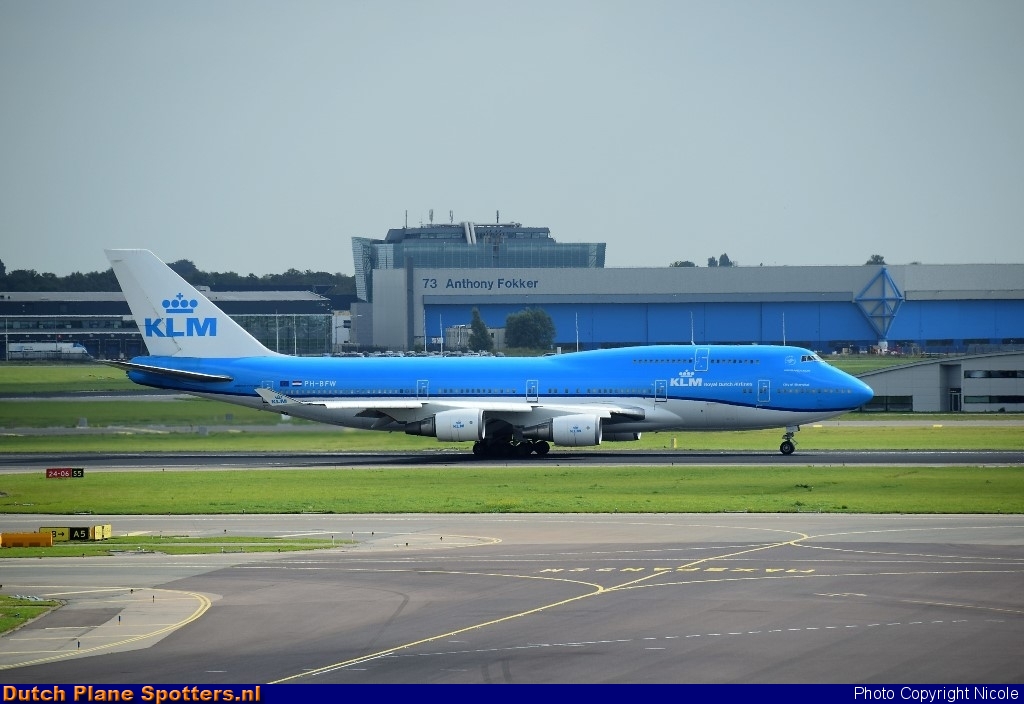 PH-BFW Boeing 747-400 KLM Royal Dutch Airlines by Nicole