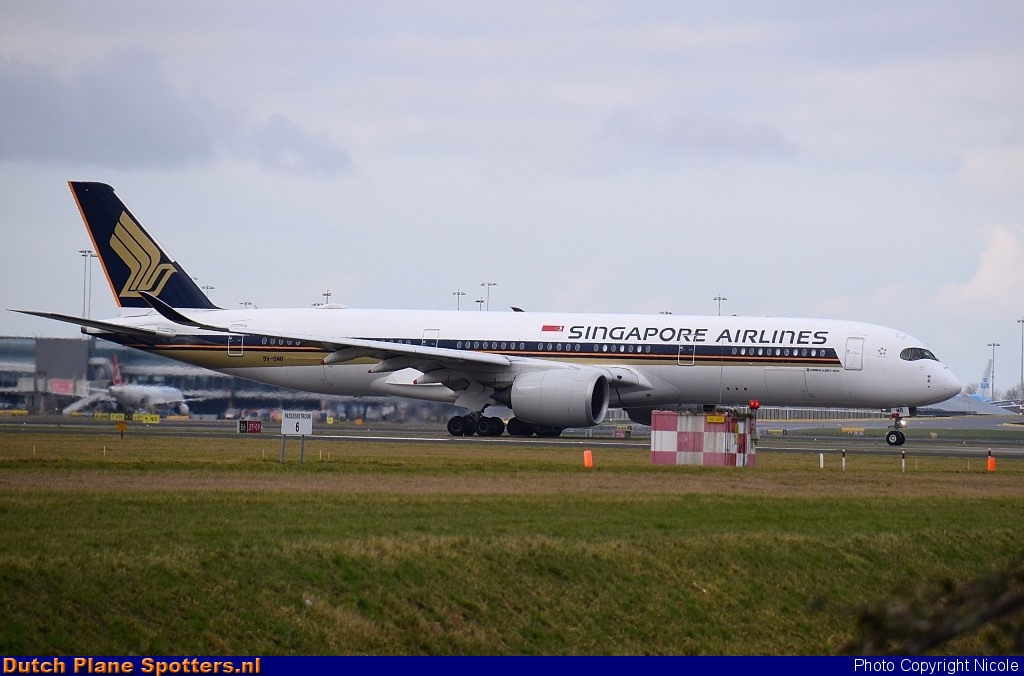 9V-SMB Airbus A350-900 Singapore Airlines by Nicole