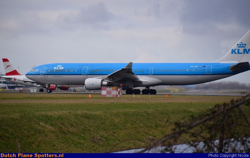 PH-AKF Airbus A330-300 KLM Royal Dutch Airlines by Nicole