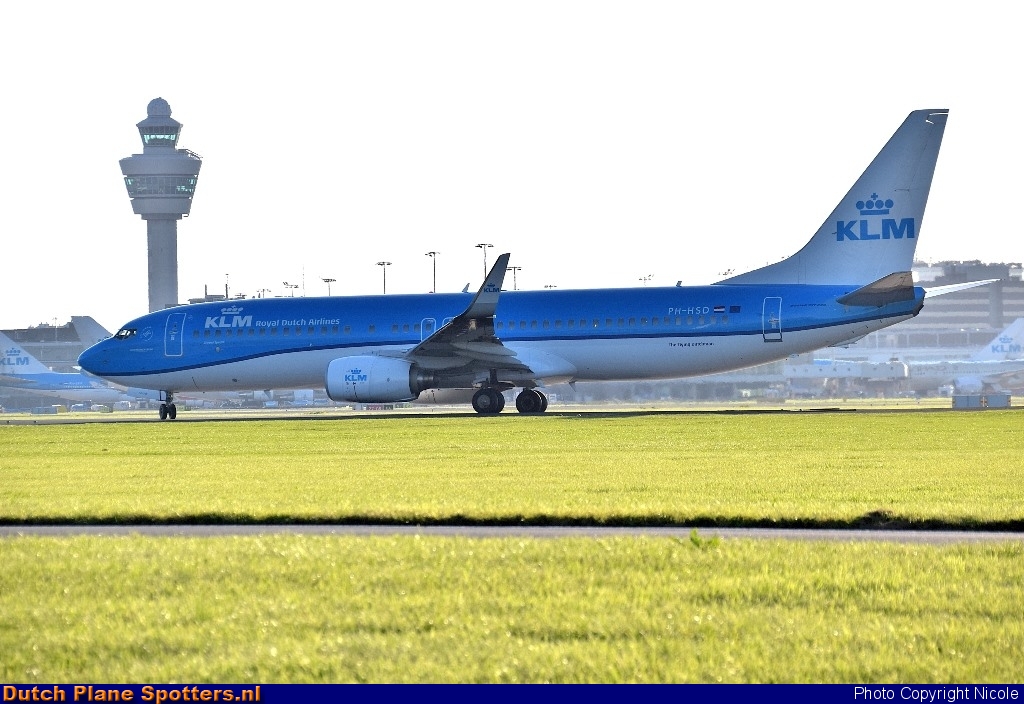 PH-HSD Boeing 737-800 KLM Royal Dutch Airlines by Nicole