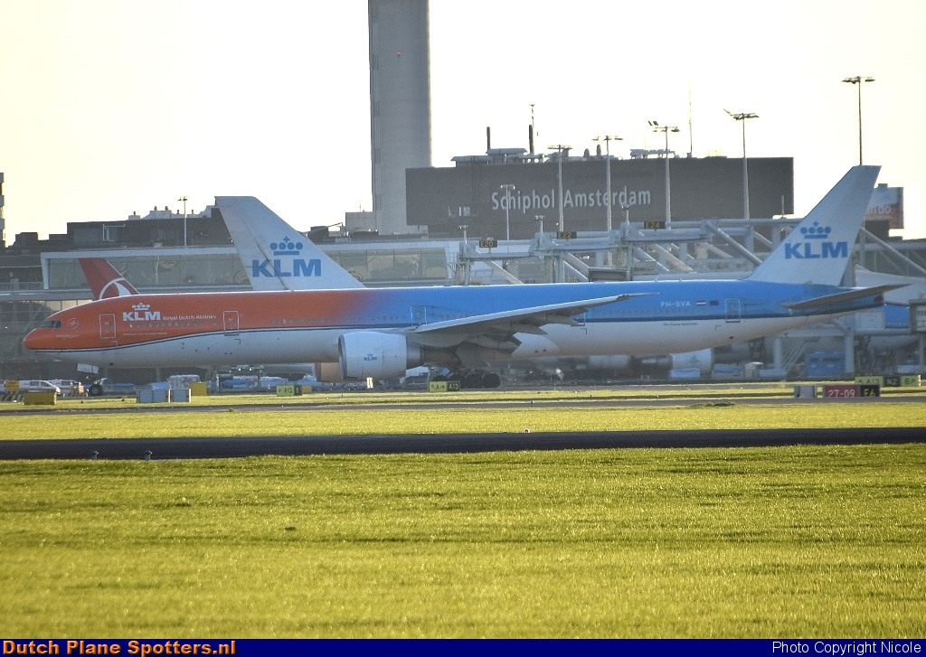 PH-BVA Boeing 777-300 KLM Royal Dutch Airlines by Nicole