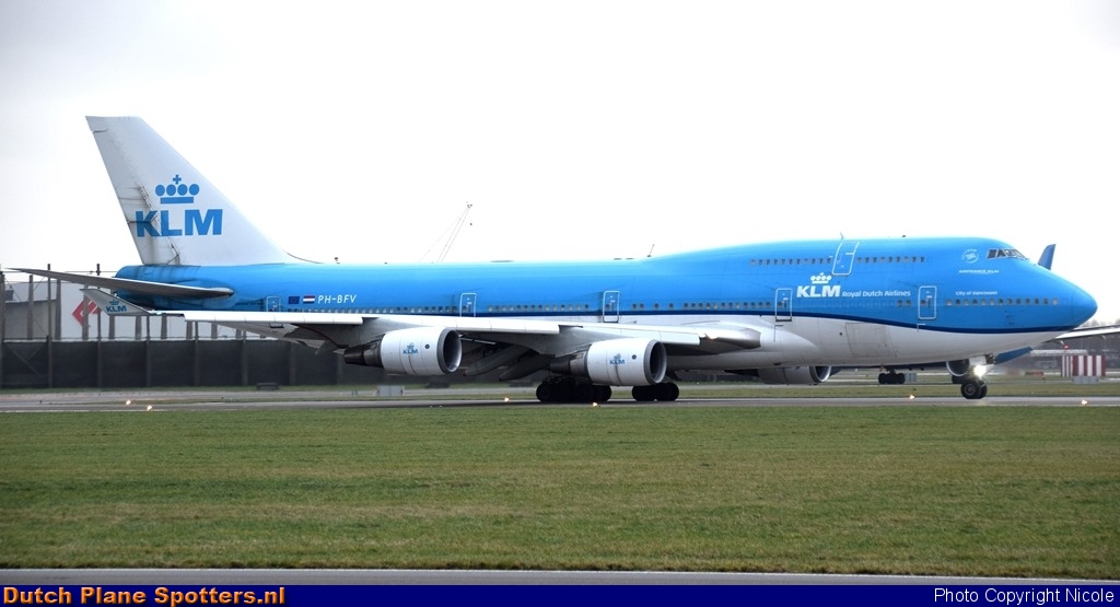 PH-BFV Boeing 747-400 KLM Royal Dutch Airlines by Nicole