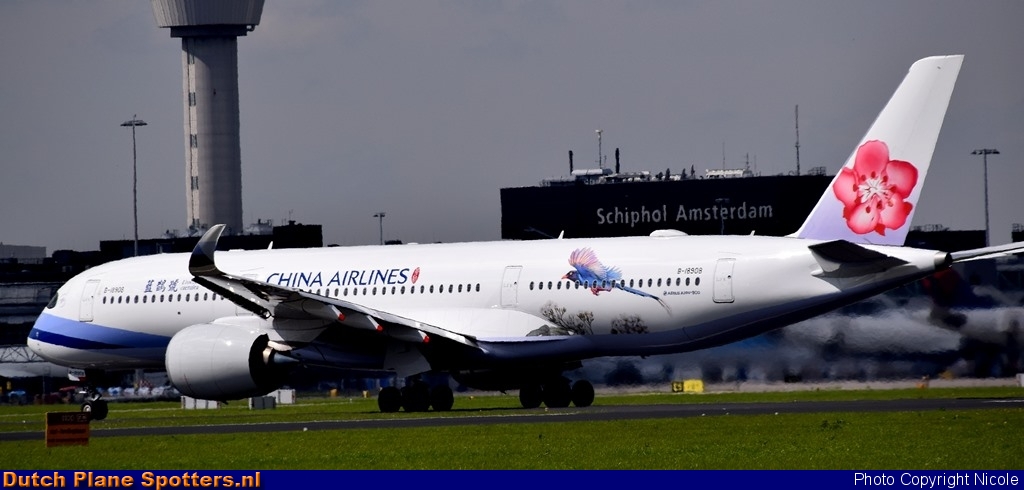 B-18908 Airbus A350-900 China Airlines by Nicole