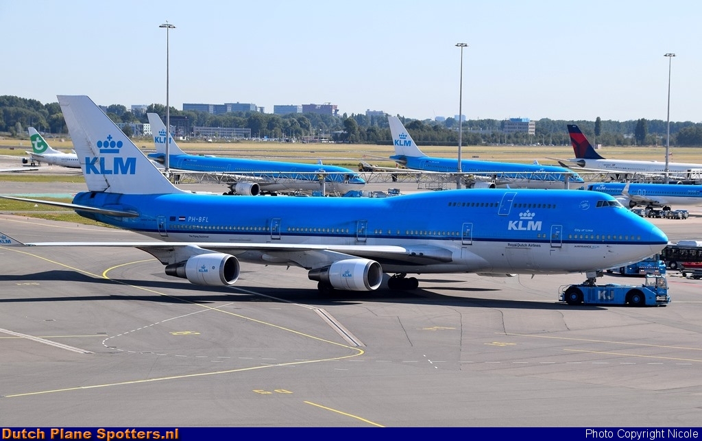 PH-BFL Boeing 747-400 KLM Royal Dutch Airlines by Nicole