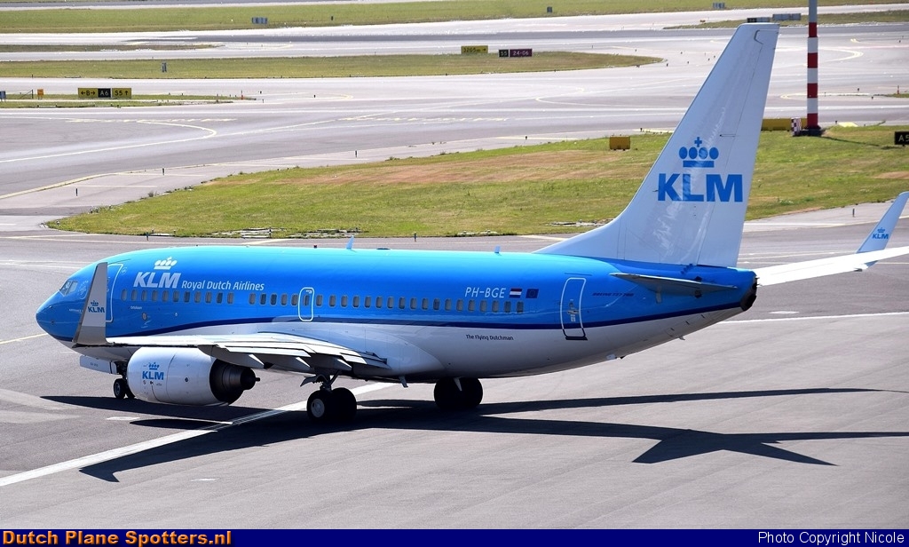 PH-BGE Boeing 737-700 KLM Royal Dutch Airlines by Nicole