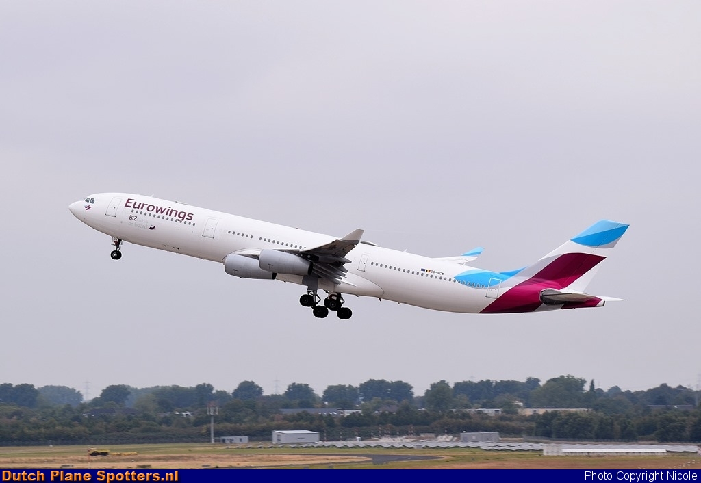OO-SCW Airbus A340-300 Brussels Airlines (Eurowings) by Nicole