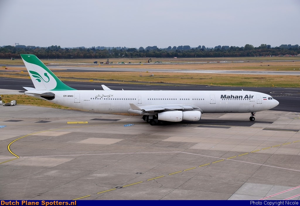 EP-MMD Airbus A340-300 Mahan Air by Nicole