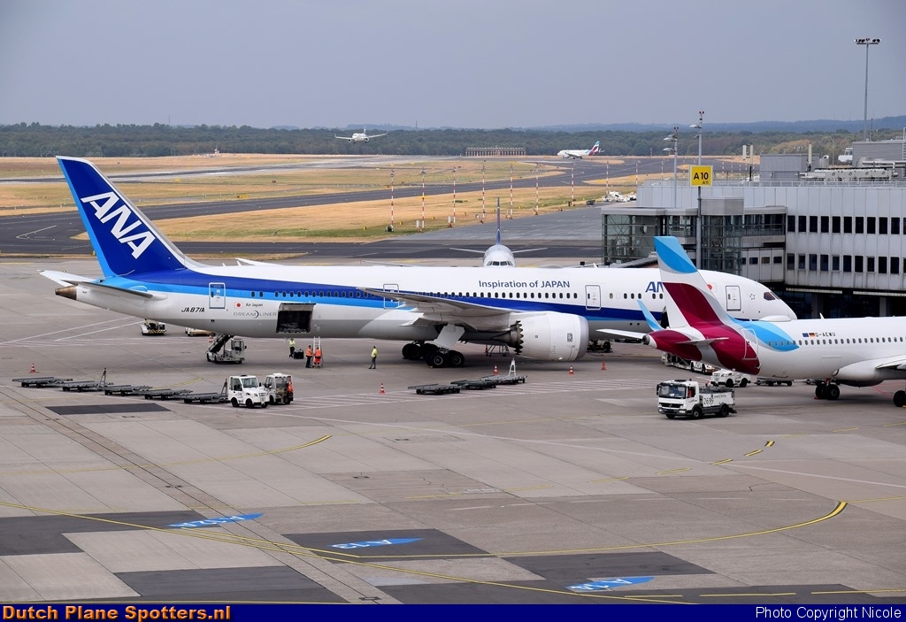 JA871A Boeing 787-9 Dreamliner All Nippon Airlines by Nicole
