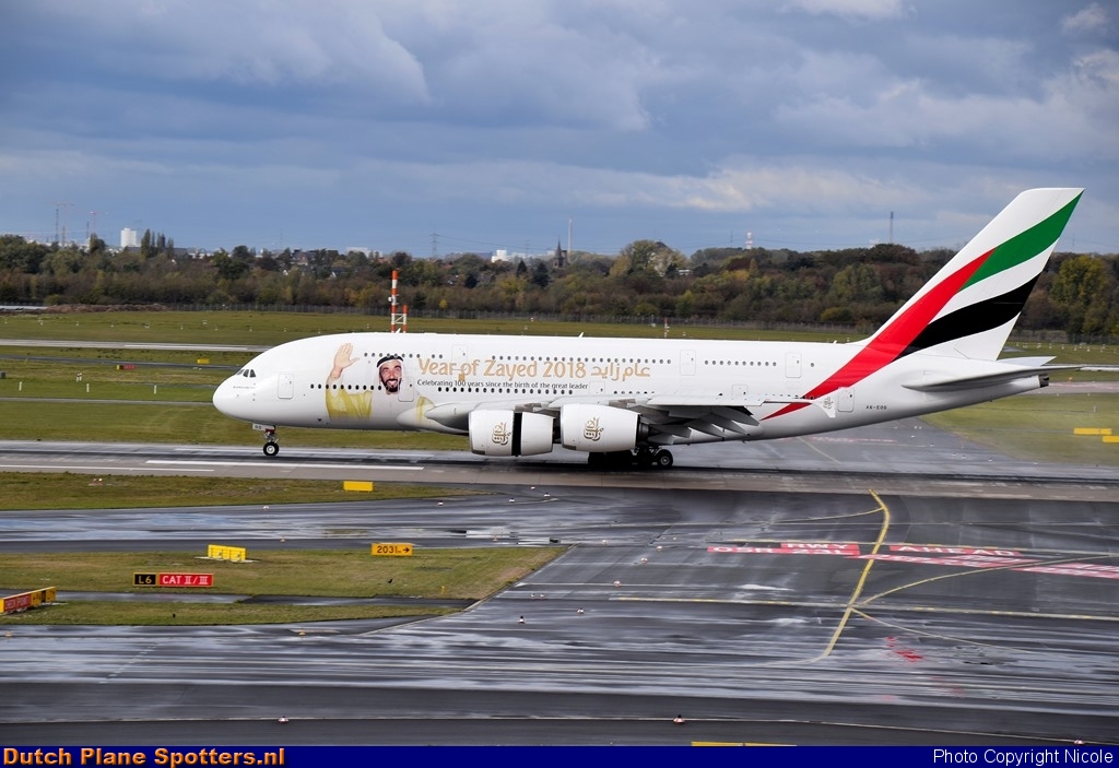 A6-EOG Airbus A380-800 Emirates by Nicole
