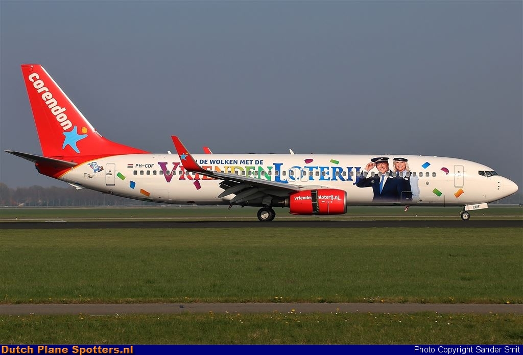 PH-CDF Boeing 737-800 Corendon Dutch Airlines by Sander Smit
