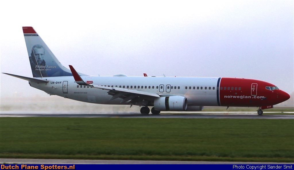 LN-DYF Boeing 737-800 Norwegian Air Shuttle by Sander Smit