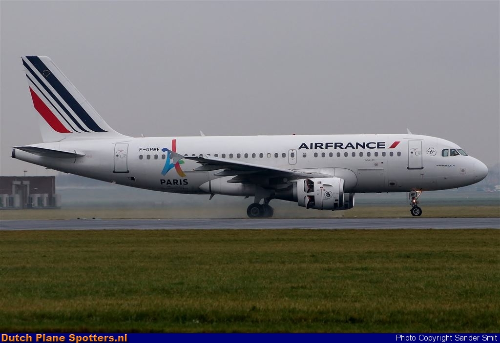 F-GPMF Airbus A319 Air France by Sander Smit