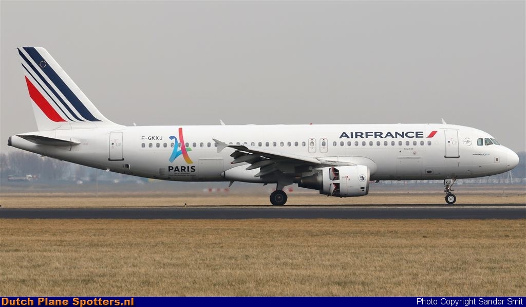 F-GKXJ Airbus A320 Air France by Sander Smit