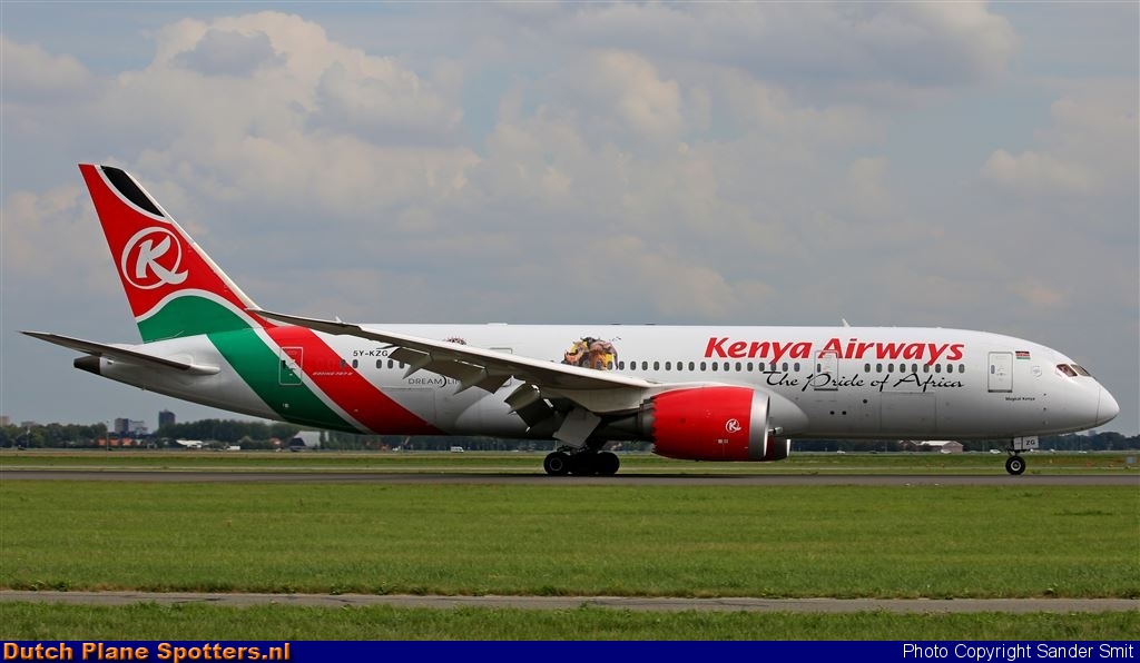5Y-KZG Boeing 787-8 Dreamliner Kenya Airways by Sander Smit