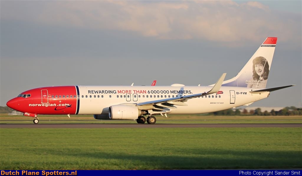EI-FVM Boeing 737-800 Norwegian Air International by Sander Smit