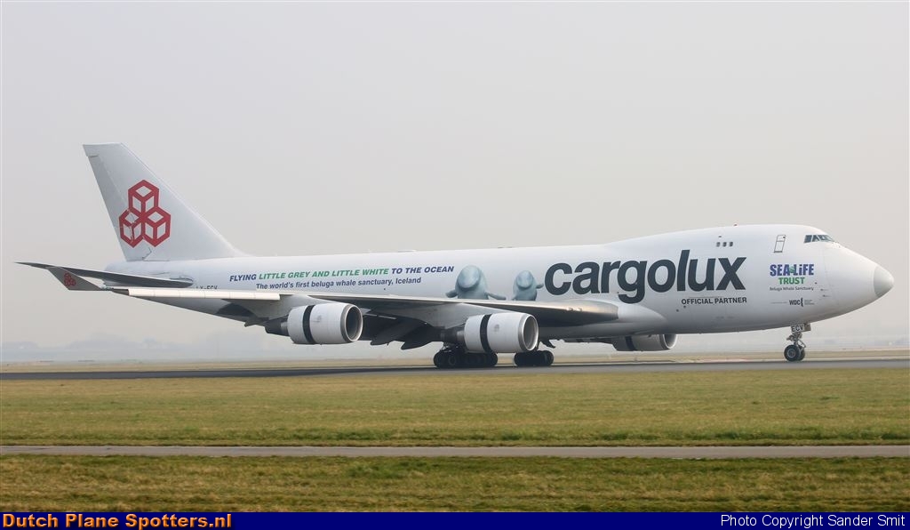 LX-ECV Boeing 747-400 Cargolux by Sander Smit