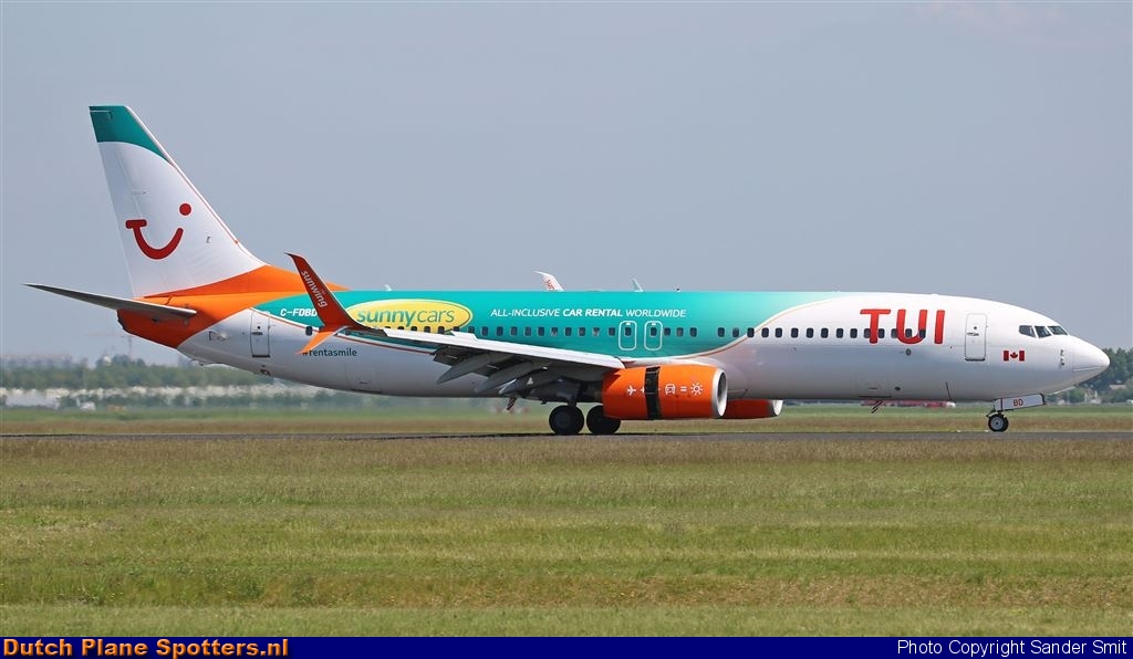 C-FDBD Boeing 737-800 Sunwing Airlines (TUI Airlines Netherlands) by Sander Smit
