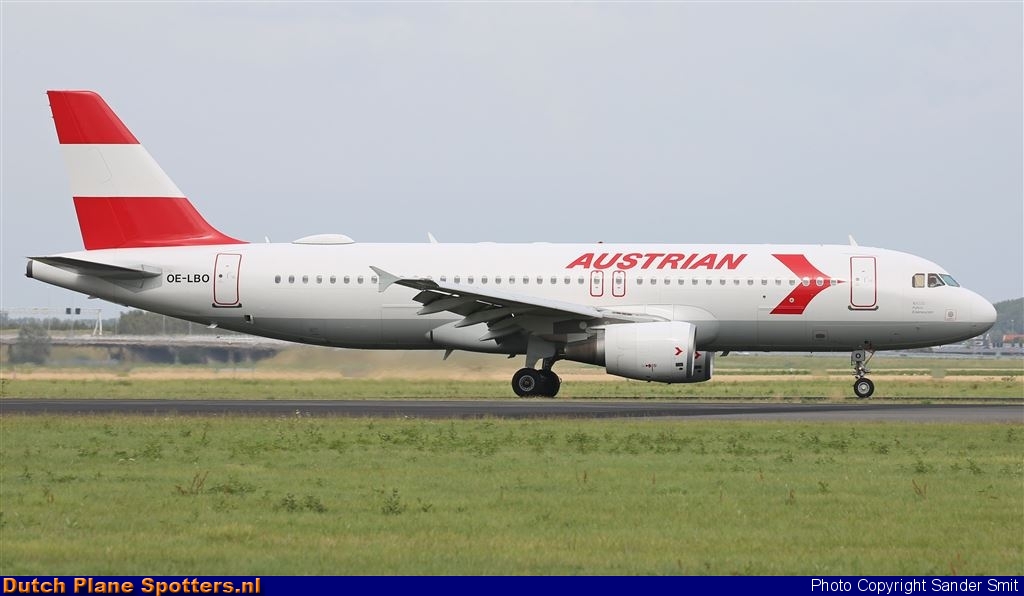 OE-LBO Airbus A320 Austrian Airlines by Sander Smit