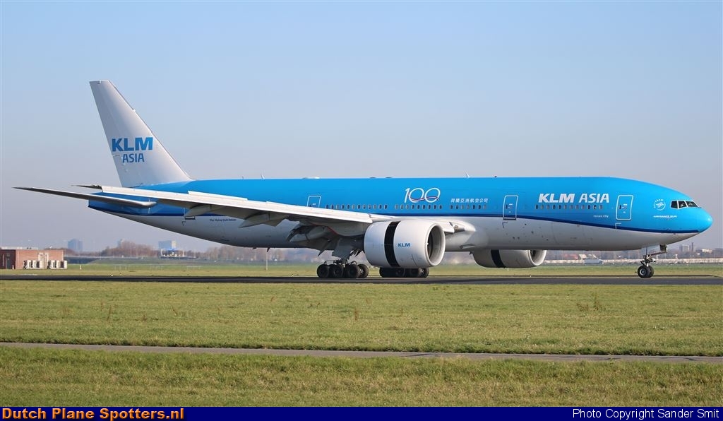 PH-BQF Boeing 777-200 KLM Asia by Sander Smit