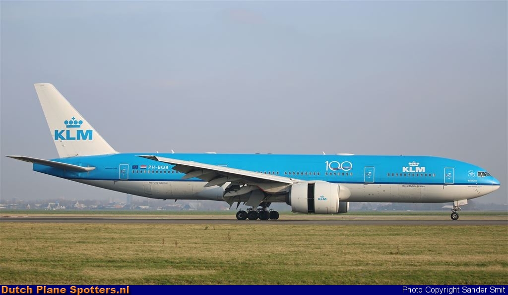 PH-BQB Boeing 777-200 KLM Royal Dutch Airlines by Sander Smit