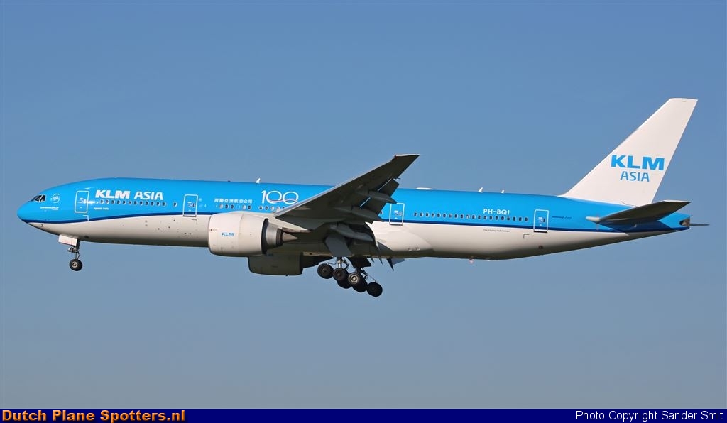 PH-BQI Boeing 777-200 KLM Asia by Sander Smit