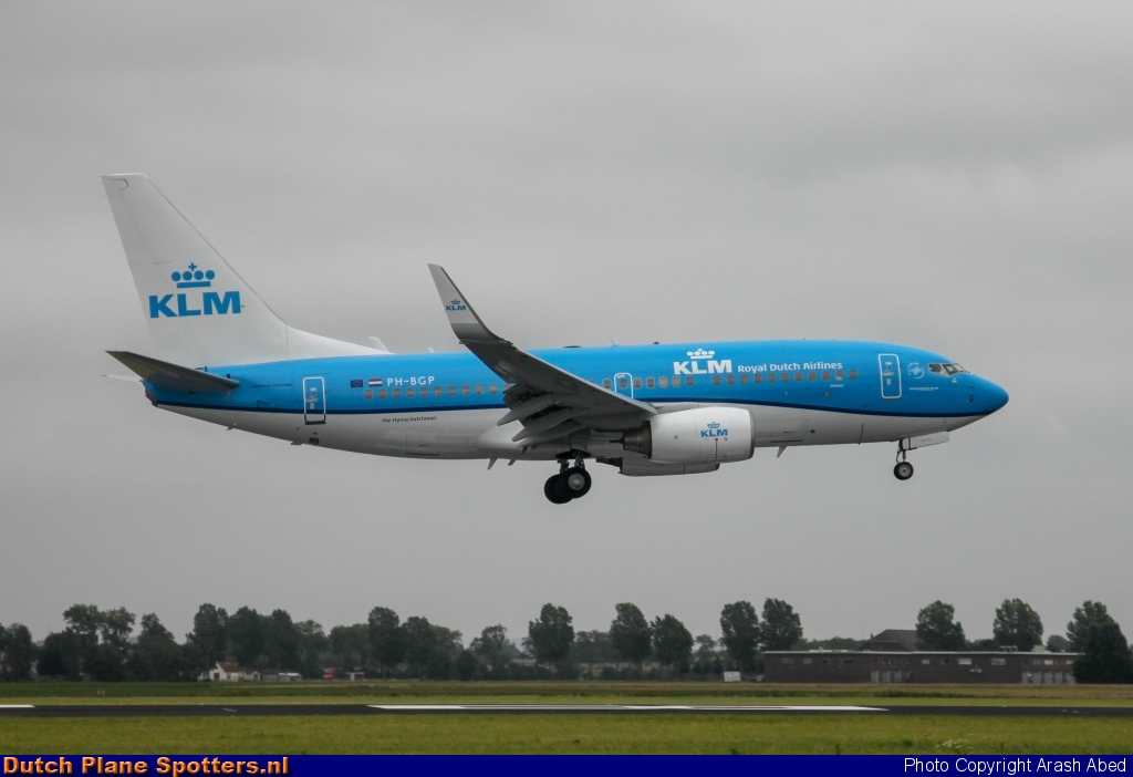 PH-BGP Boeing 737-700 KLM Royal Dutch Airlines by Arash Abed
