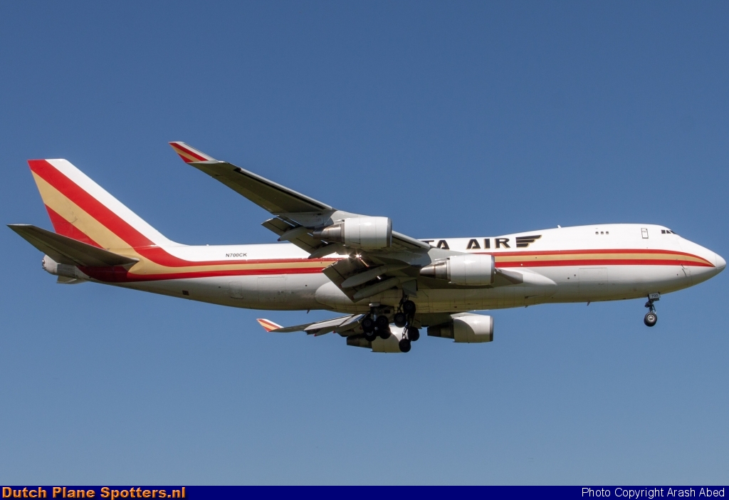 N700CK Boeing 747-400 Kalitta by Arash Abed