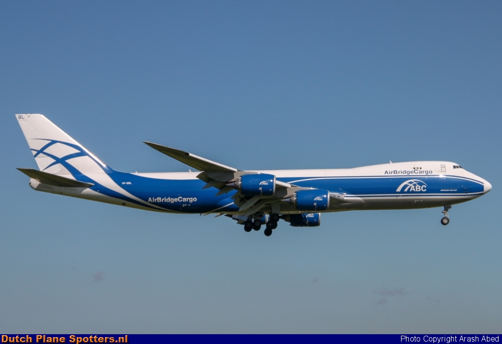 VP-BBL Boeing 747-8 AirBridgeCargo by Arash Abed
