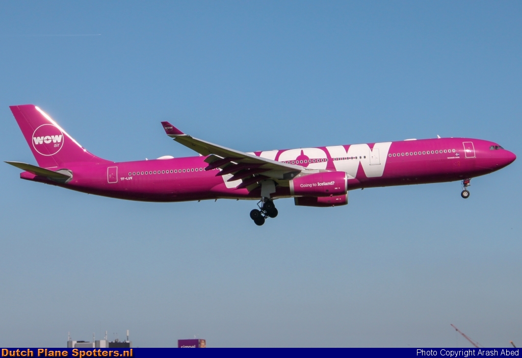 TF-LUV Airbus A330-300 WOW air by Arash Abed